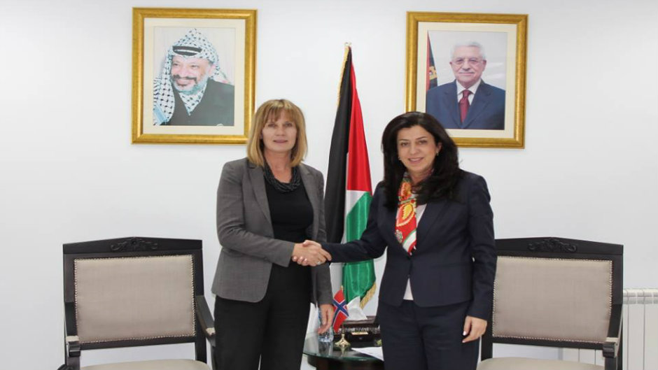 بحث سبل دعم النرويج للاقتصاد الفلسطيني